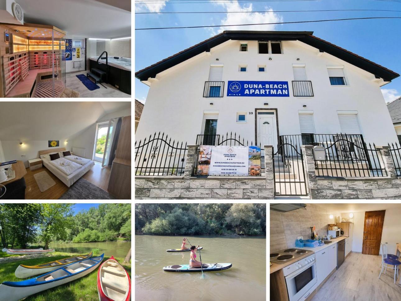 Duna-Beach Apartman Kimle 외부 사진